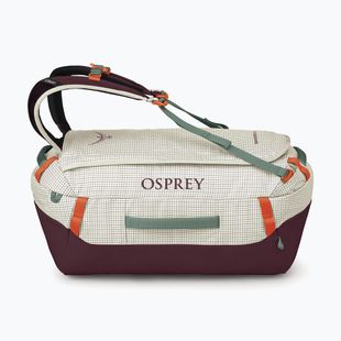 Torba podróżna Osprey Transporter Duffel 40 l mystery white/moody burgundy