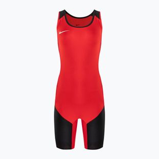 Trykot zapaśniczy damski Nike Weightlifting Singlet scarlet/black