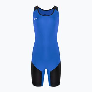 Trykot zapaśniczy damski Nike Weightlifting Singlet royal/black