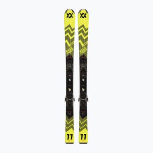 Narty zjazdowe dziecięce Völkl Racetiger Jr Yellow + wiązania 4.5 VMotion Jr 100-120 cm yellow