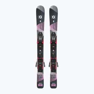 Narty zjazdowe dziecięce Völkl Shine Jr + wiązania 4.5 VMotion Jr Lady 80-90 cm black/pink