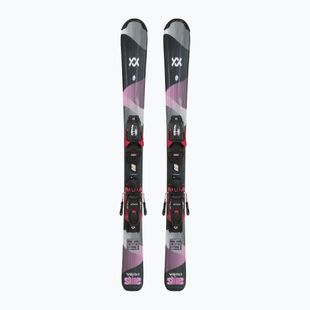 Narty zjazdowe dziecięce Völkl Shine Jr + wiązania 4.5 VMotion Jr Lady 100-120 cm black/pink