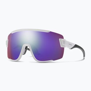 Okulary przeciwsłoneczne Smith Wildcat white/chromapop violet mirror/clear