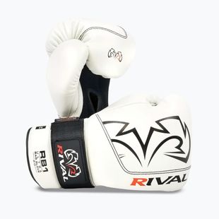 Rękawice bokserskie Rival RB1 Ultra Bag 2.0 white