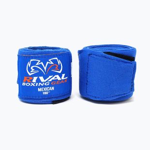 Bandaże bokserskie Rival Mexican Handwraps 180 cm blue