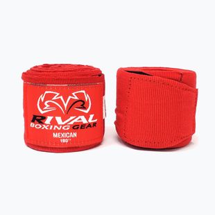 Bandaże bokserskie Rival Mexican Handwraps 210 cm red