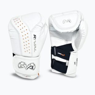 Rękawice bokserskie Rival RB10 Intelli-Shock Bag white