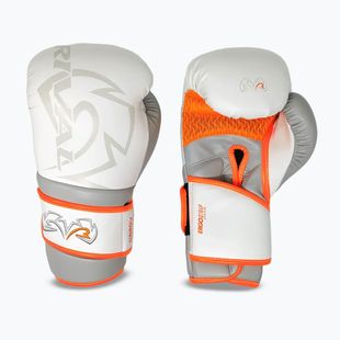 Rękawice bokserskie Rival Impulse Sparring Gloves Gants white/orange