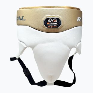 Ochraniacz krocza Rival RNFL100 Professional Protector white/gold