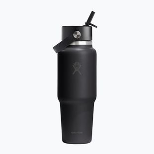 Butelka termiczna Hydro Flask Wide Flex Straw Travel 946 ml black