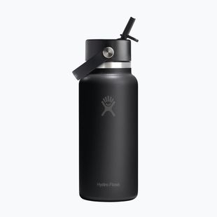 Butelka termiczna Hydro Flask Wide Flex Straw 946 ml black