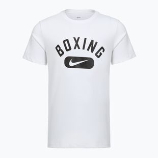 Koszulka treningowa męska Nike Boxing Disc DFC white/black