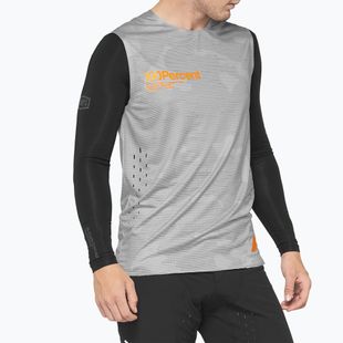 Koszulka rowerowa męska 100% R-Core Concept Sleeveless grey camo