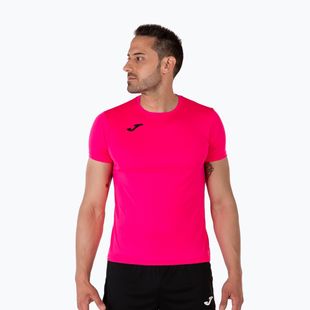 Koszulka do biegania męska Joma Record II fluor pink