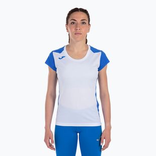Koszulka do biegania damska Joma Record II white/royal