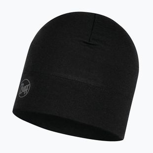 Czapka zimowa BUFF Midweight Merino Wool solid black
