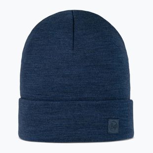 Czapka zimowa BUFF Heavyweight Merino Wool solid night blue