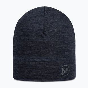 Czapka zimowa BUFF Lightweight Merino Wool solid night blue