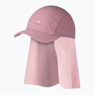 Czapka z daszkiem dziecięca BUFF Desert Kids Solid orchid