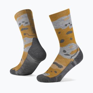 Skarpety BUFF Merino Lightweight Crew LWC2 khaki