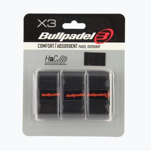 Owijki do rakiet do padla Bullpadel GB-1201 Comfort Absorbent 3 szt. black