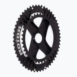 Zębatka Rotor Q Rings Dm Oval Chainring 50/34T czarny