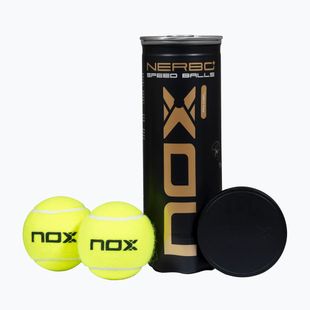 Piłki do padla NOX Nerbo Speed 3B 3 pack yellow