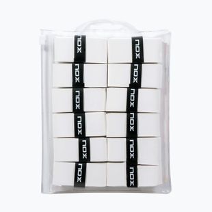 Owijki do rakiet tenisowych NOX Pro Overgrip 12 pack white