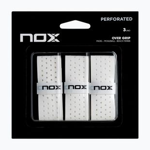 Owijki do padla NOX Pro Perforated Overgrip 3 szt. white