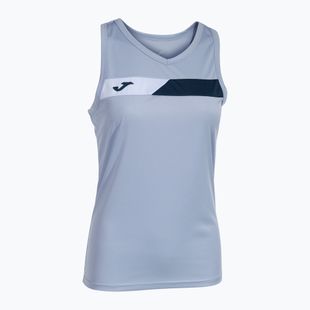 Koszulka tenisowa damska Joma Court Sleeveless W sky blue/navy