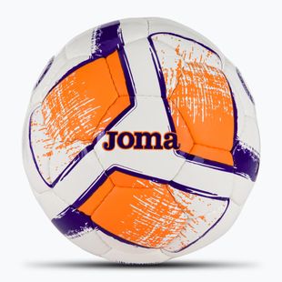 Piłka do piłki nożnej Joma Dali II white/fluor orange/purple rozmiar 3