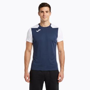 Koszulka do biegania męska Joma Record II navy/white