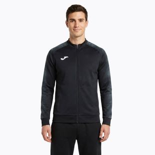 Bluza do biegania męska Joma Elite XI Full Zip black/anthracite