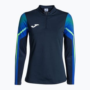 Bluza do biegania damska Joma Elite XI navy/fluor green