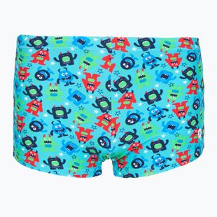 Bokserki pływackie dziecięce RAS Monsters Trunks turquoise