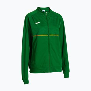 Bluza do biegania damska Joma Record III Full Zip green