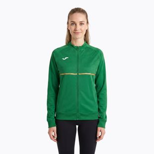 Bluza do biegania damska Joma Record III Full Zip green