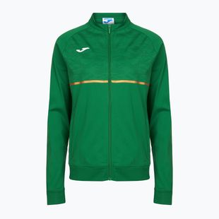 Bluza do biegania damska Joma Record III Full Zip green