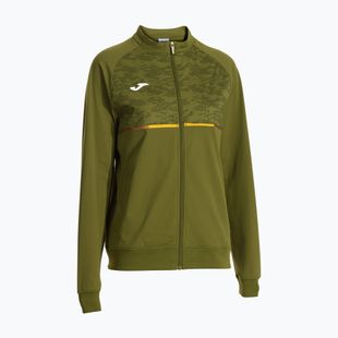 Bluza do biegania damska Joma Record III Full Zip green