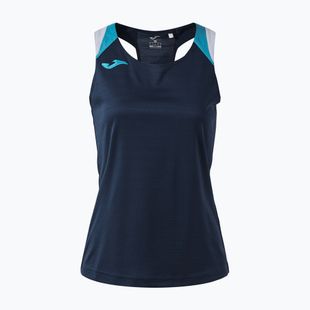 Koszulka tenisowa damska Joma Terra Tank Top dark navy/turquoise fluor
