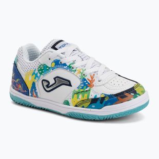 Buty piłkarskie dziecięce Joma Top Flex Jr IN white