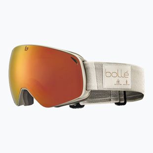 Gogle narciarskie Bollé Eco Torus M oatmeal matte/sunrise
