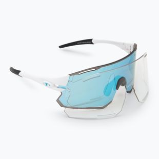 Okulary przeciwsłoneczne Tifosi Rail Race Clarion matte white/clarion blue/clear