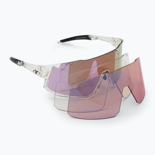 Okulary przeciwsłoneczne Tifosi Stash Clarion crystal clear/purple/ac red/clear
