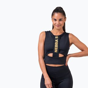 Koszulka treningowa damska NEBBIA Honey Bunny Koszulka black