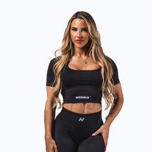 Top treningowy damski NEBBIA Flow Seamless black