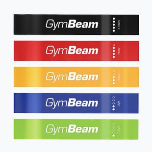Zestaw gum do ćwiczeń GymBeam Resistance 5 5 szt. multicolor
