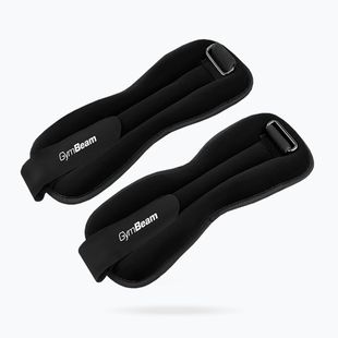 Obciążniki na nadgarstki i kostki GymBeam 2 x 2 kg black
