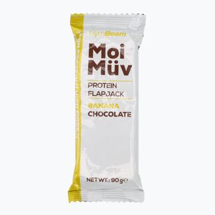 Baton białkowy GymBeam MoiMüv Flapjack 90 g banana/chocolate