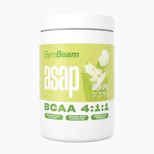 Aminokwasy GymBeam ASAP BCAA 375 g green apple